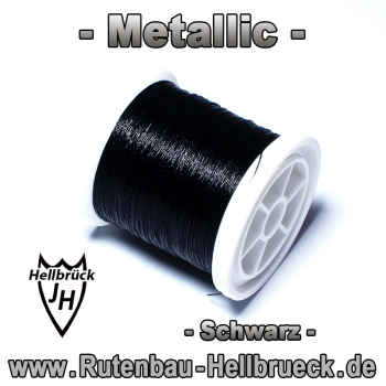 Bindegarn Metallic - Stärke: -C- Farbe: Schwarz